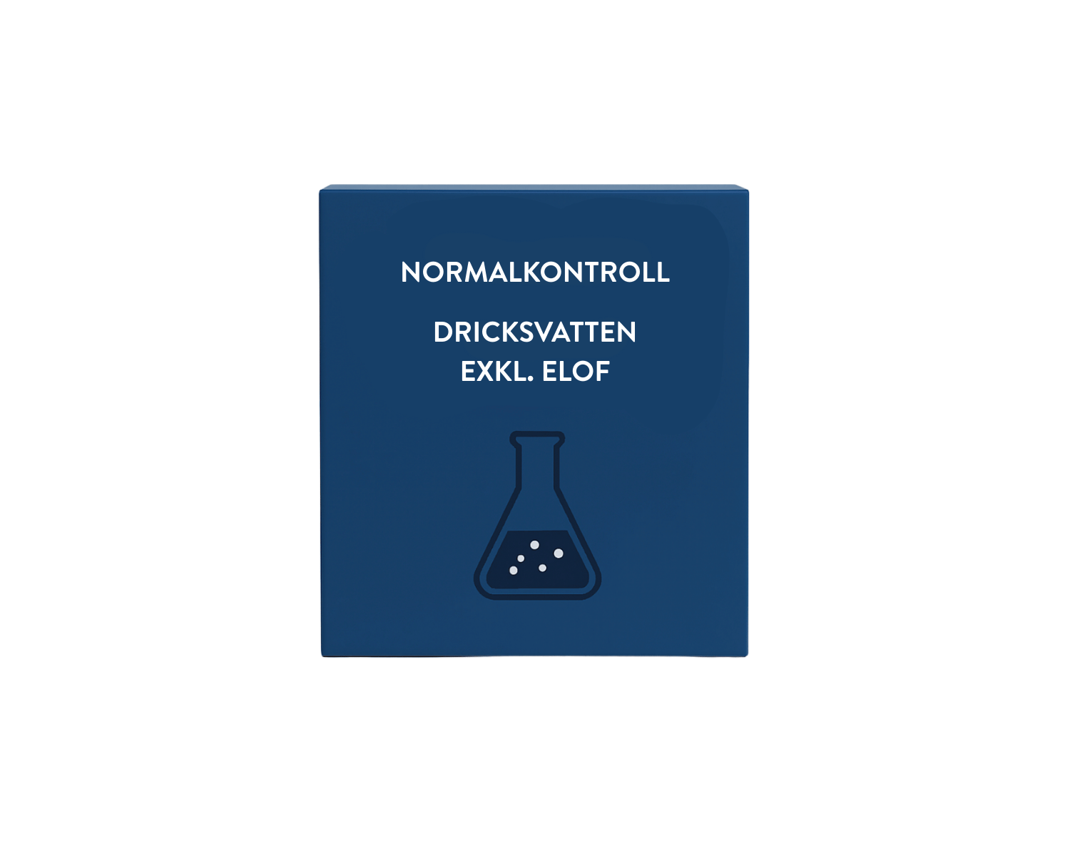 Normalkontroll Dricksvatten exkl. ELOF (10 dagar)