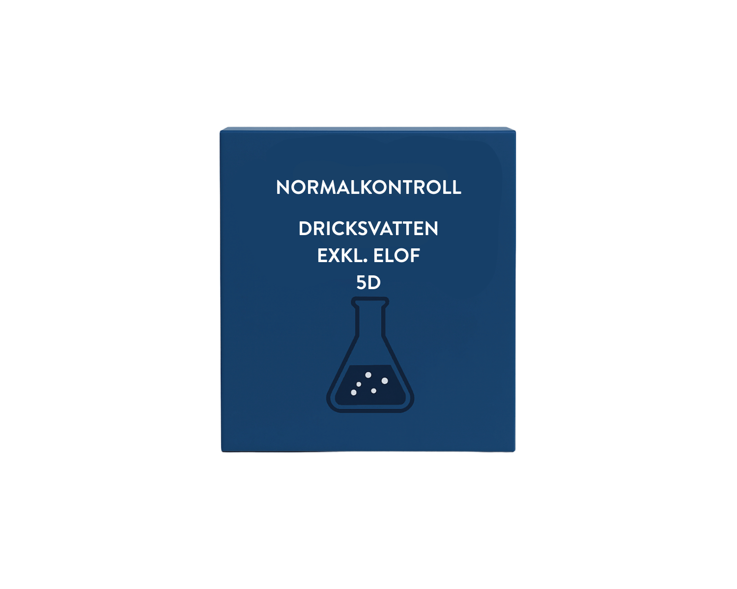 Normalkontroll Dricksvatten exkl. ELOF (5 dagar)