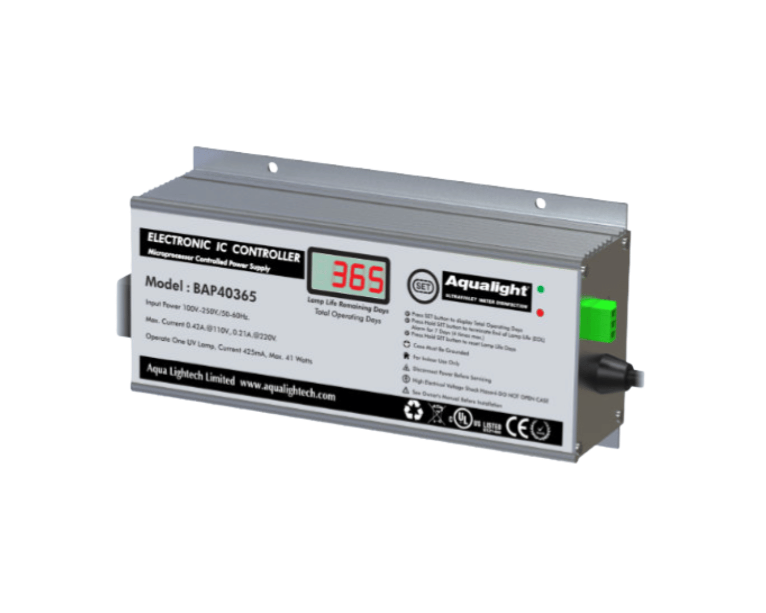 Transformator till Bakteriefilter UV-25/50-AQ